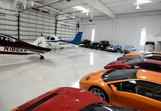 Man cave garage floor coating